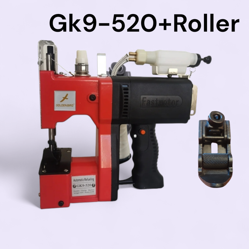 Мішкозашивальна машинка GK9-520 з напівавтоматичною змазкою та роликовою лапкою